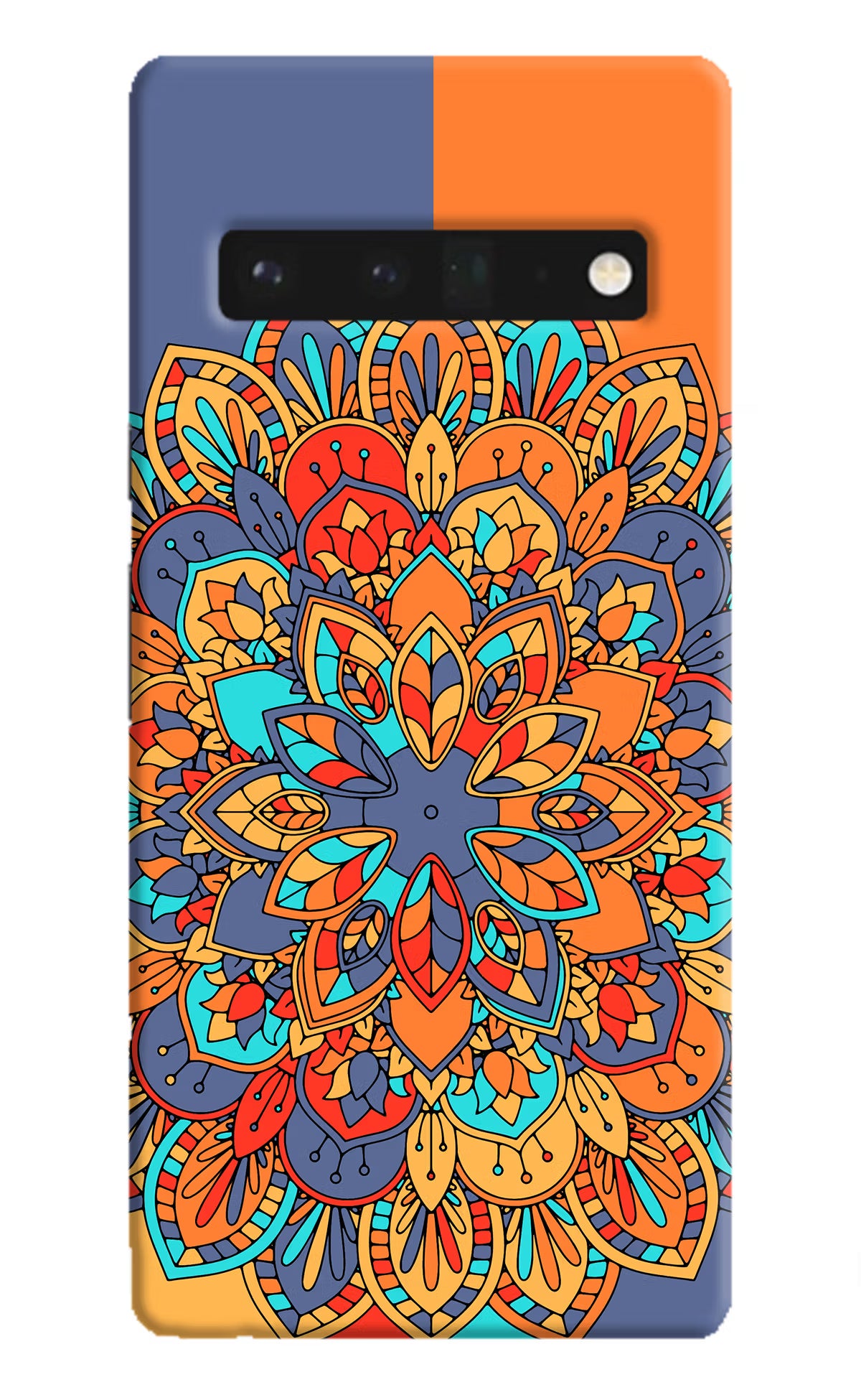 Color Mandala Google Pixel 6 Pro Hard Case Back Cover by Casekaro