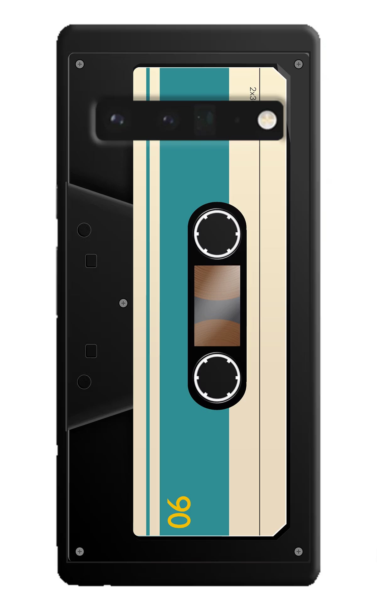 Cassette Google Pixel 6 Pro Hard Case Back Cover by Casekaro