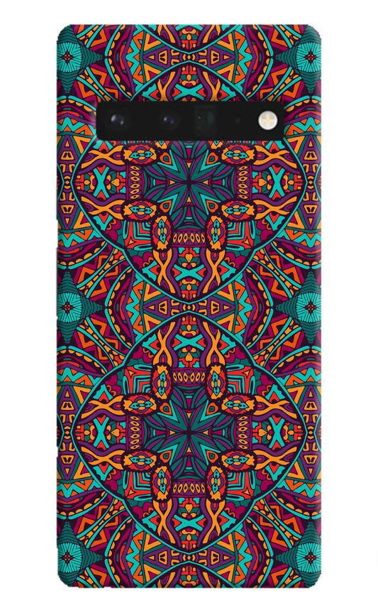 Colour Mandala Google Pixel 6 Pro Hard Case Back Cover by Casekaro