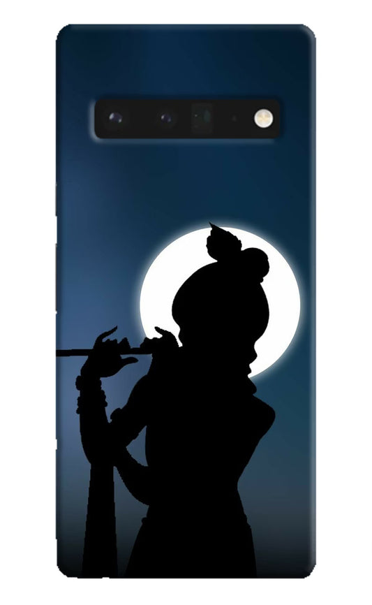 Shri Krishna Silhouette Google Pixel 6 Pro Hard Case Back Cover by Casekaro