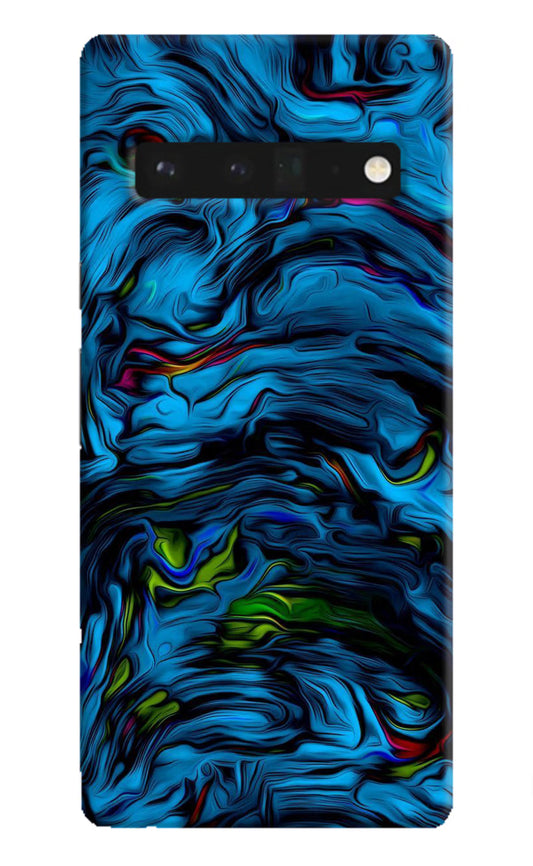 Dark Blue Abstract Google Pixel 6 Pro Hard Case Back Cover by Casekaro