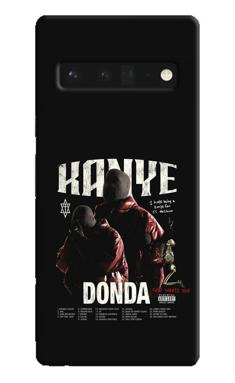 Donda Kanye West Google Pixel 6 Pro Back Cover, Hard case