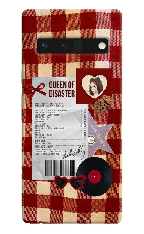 Queen of Disaster Google Pixel 6 Pro Back Cover