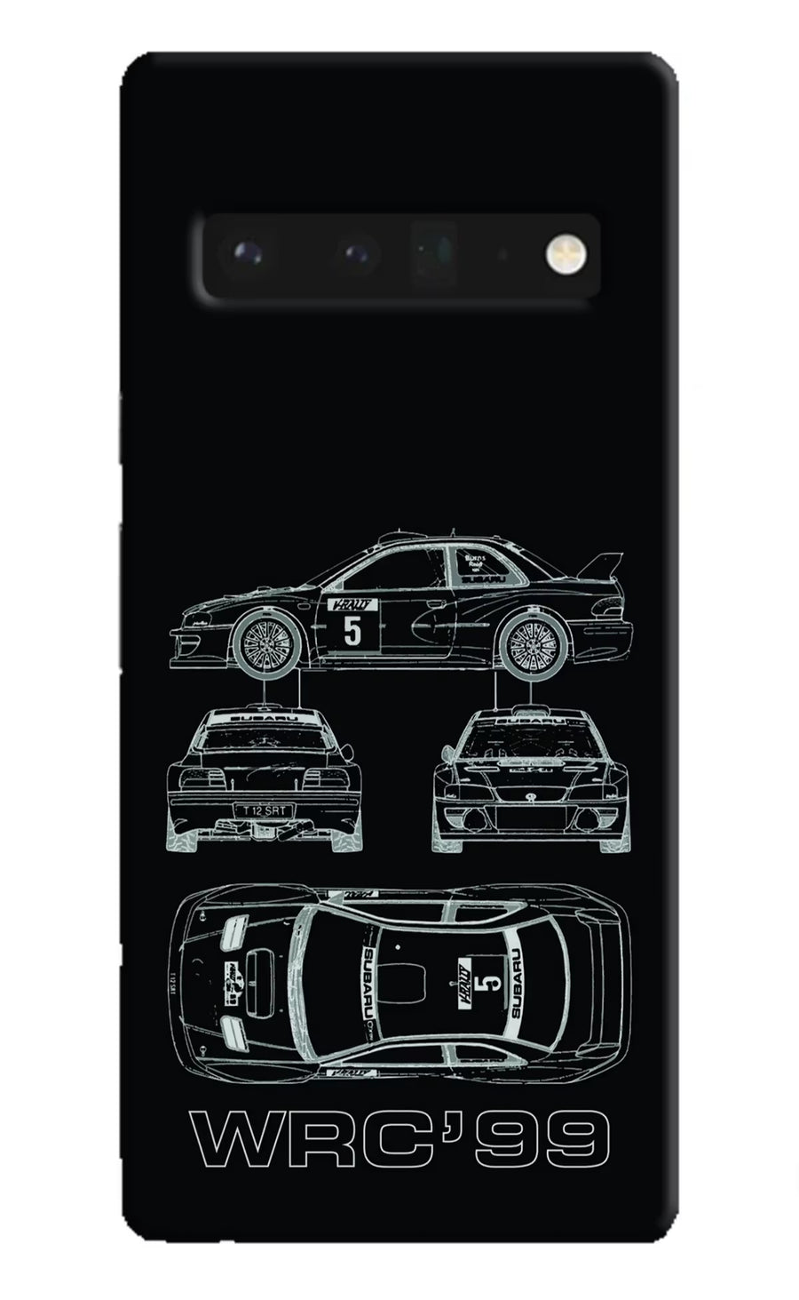 WRC'99 Google Pixel 6 Pro Back Cover, Hard case