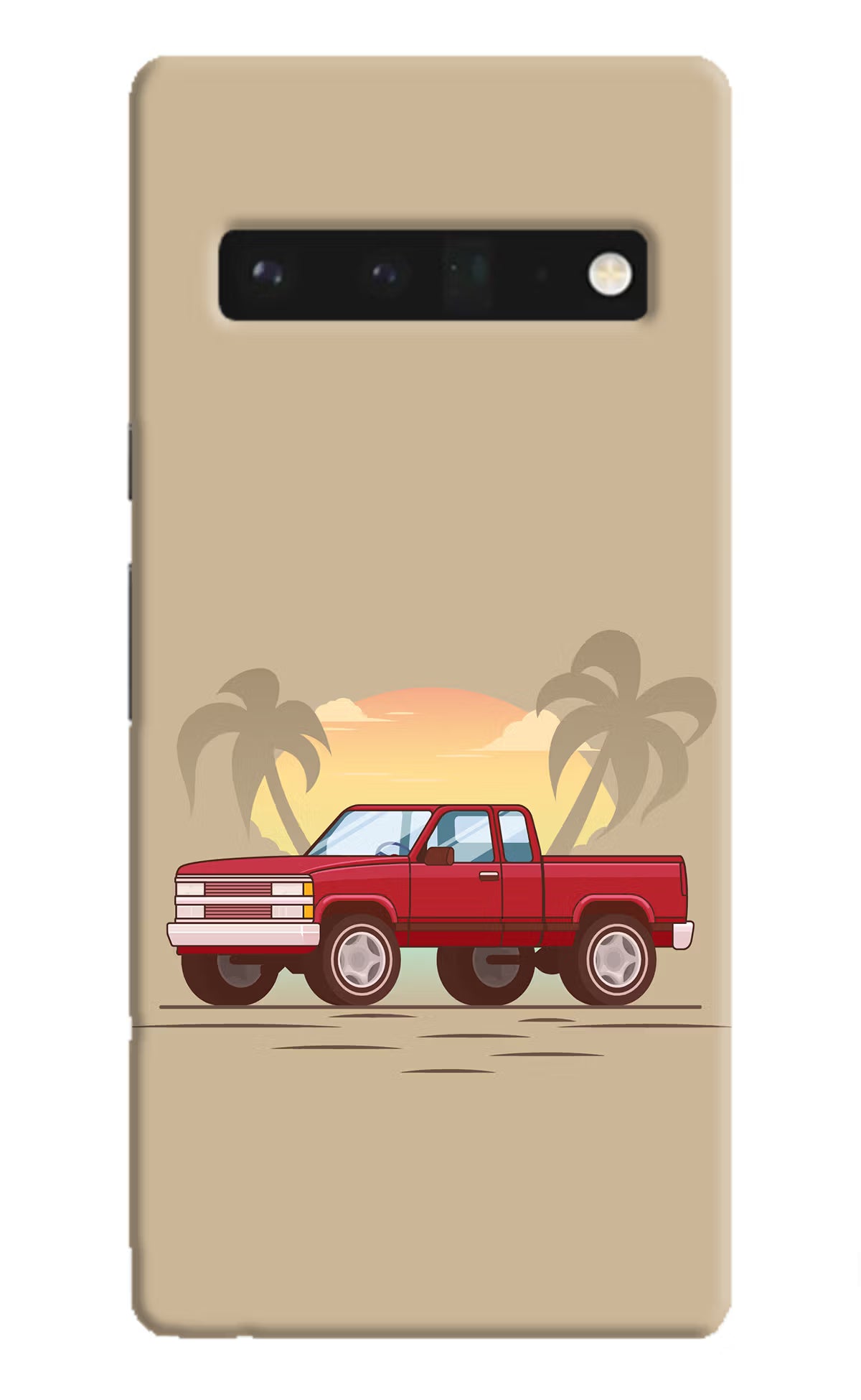 Desert Classic Drive Google Pixel 6 Pro Hard Case Back Cover by Casekaro