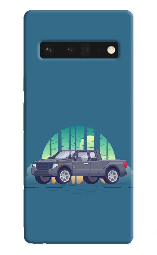 Retro Garage Vibe Google Pixel 6 Pro Hard Case Back Cover by Casekaro
