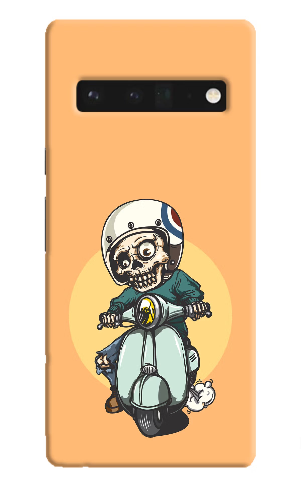 Undead Biker Google Pixel 6 Pro Hard Case Back Cover by Casekaro
