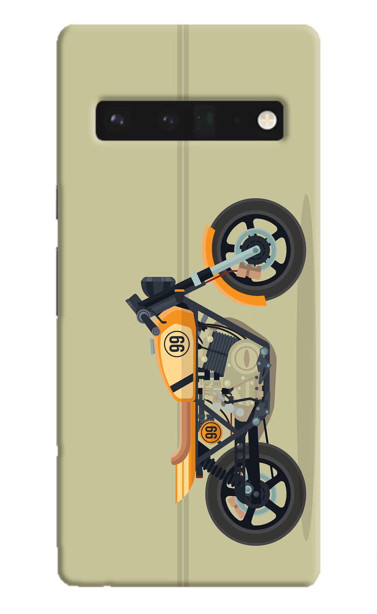 Vertical Speedster Google Pixel 6 Pro Hard Case Back Cover by Casekaro