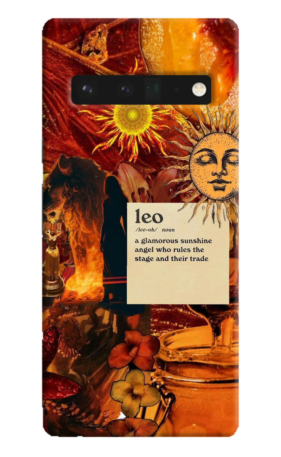 Leo Zodiac Google Pixel 6 Pro Back Cover, Hard case