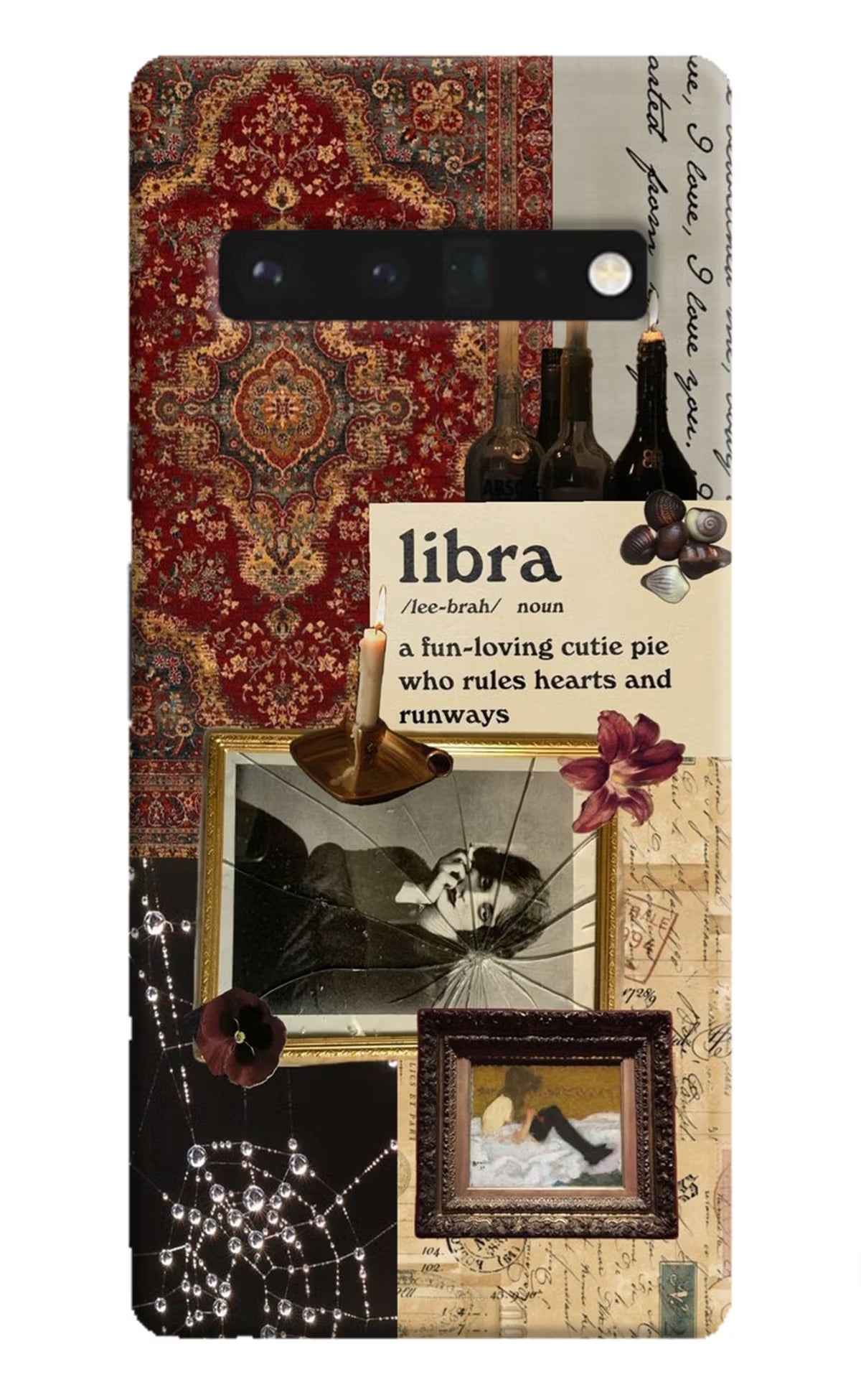 Libra Zodiac Google Pixel 6 Pro Hard Case Back Cover by Casekaro