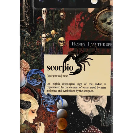 Scorpio Zodiac Google Pixel 6 Pro Hard Case Back Cover by Casekaro