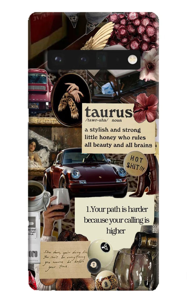 Taurus Zodiac Google Pixel 6 Pro Hard Case Back Cover by Casekaro