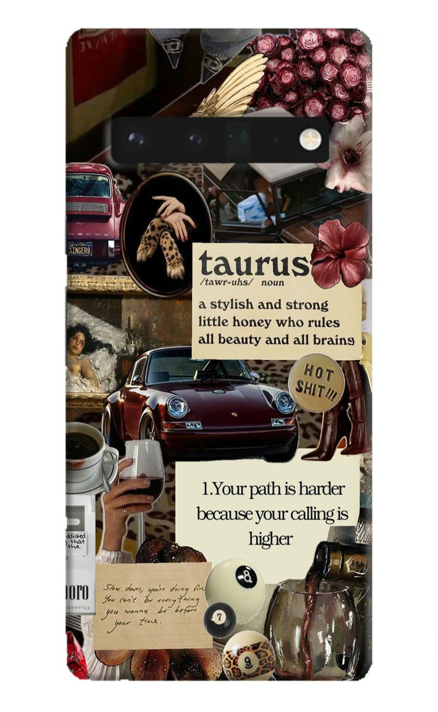 Taurus Zodiac Google Pixel 6 Pro Back Cover, Hard case