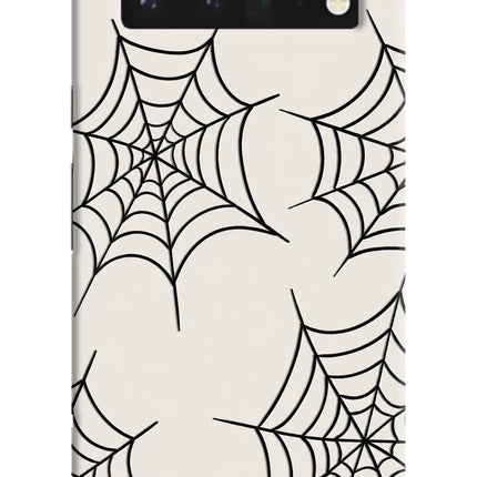 Spider Web Google Pixel 6 Pro Hard Case Back Cover by Casekaro