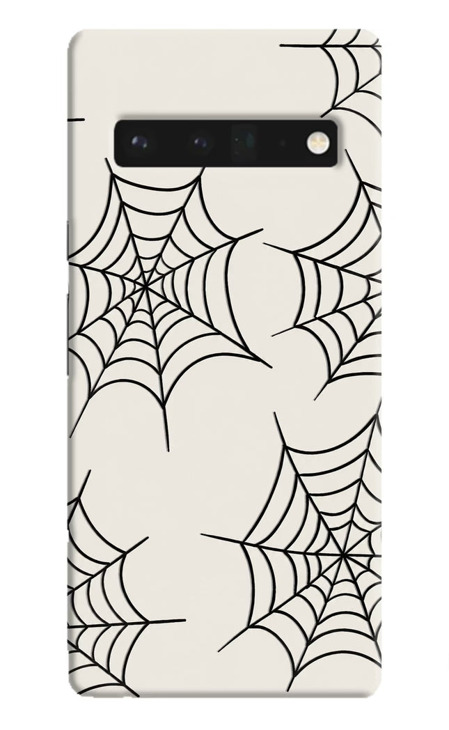 Spider Web Google Pixel 6 Pro Hard Case Back Cover by Casekaro