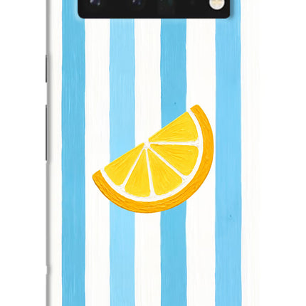 Summer Lemon Google Pixel 6 Pro Hard Case Back Cover by Casekaro