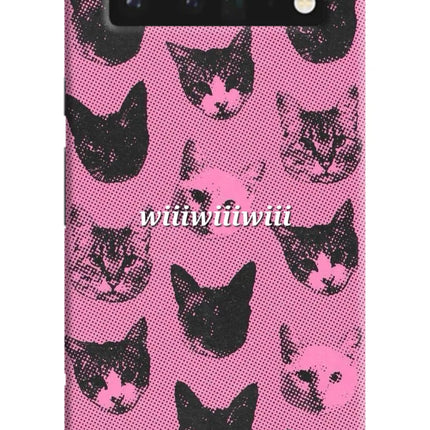 Pink Cats Google Pixel 6 Pro Hard Case Back Cover by Casekaro