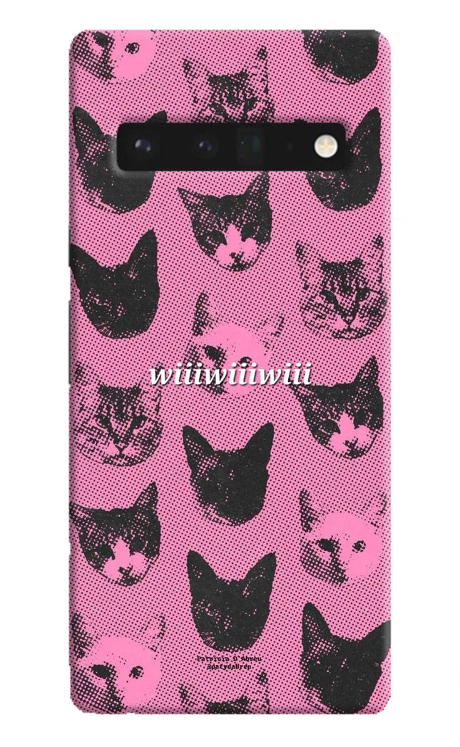 Pink Cats Google Pixel 6 Pro Hard Case Back Cover by Casekaro