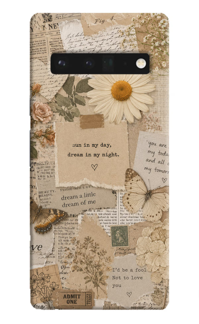 Vintage case Google Pixel 6 Pro Hard Case Back Cover by Casekaro