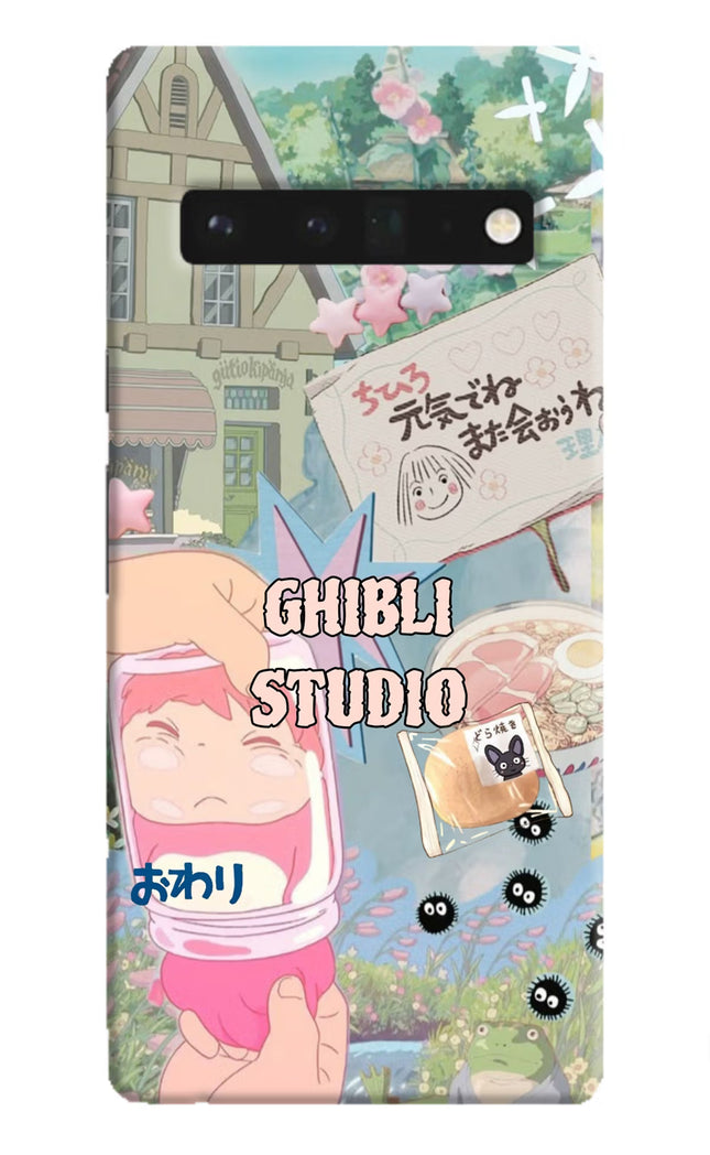Studio Ghibli Google Pixel 6 Pro Hard Case Back Cover by Casekaro