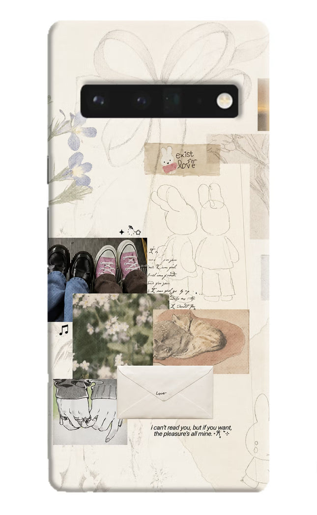 Soft Aesthetic Google Pixel 6 Pro Hard Case Back Cover by Casekaro