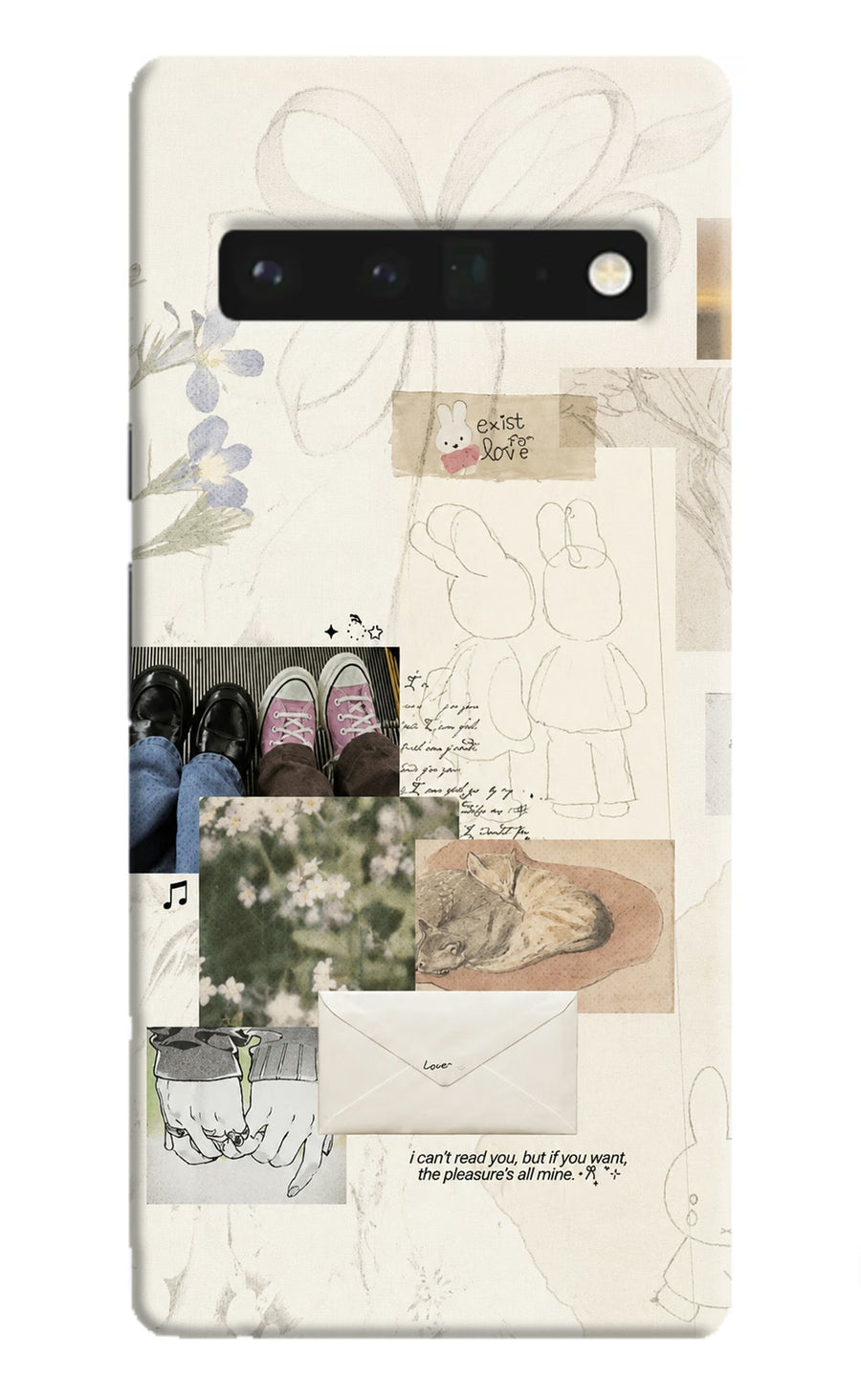 Soft Aesthetic Google Pixel 6 Pro Back Cover, Hard case