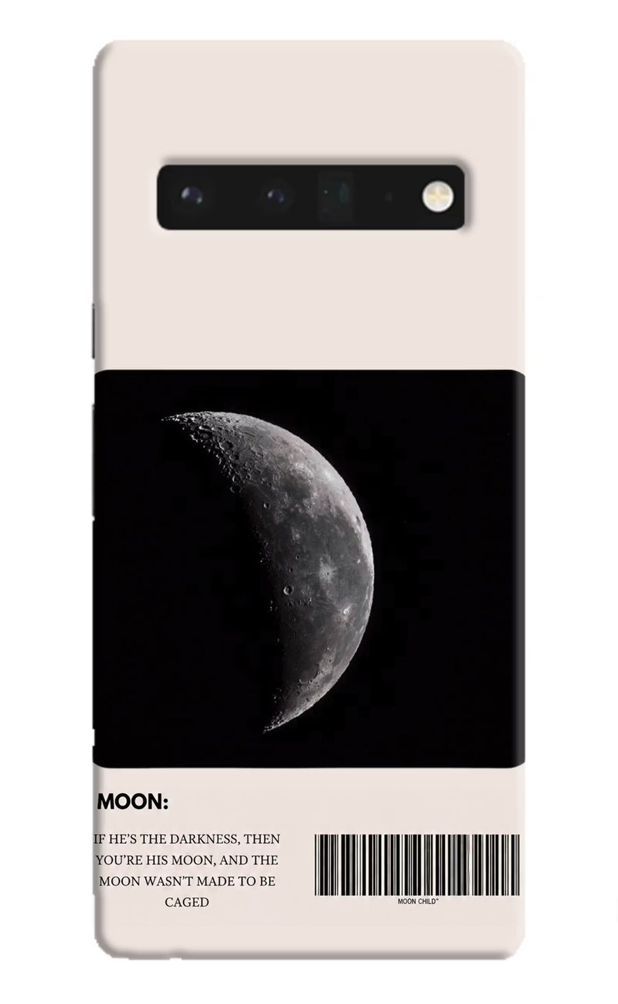 Moon Phase Google Pixel 6 Pro Back Cover, Hard case