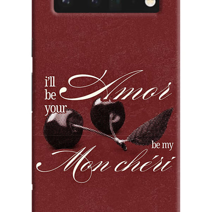 Velvet Cherry Google Pixel 6 Pro Hard Case Back Cover by Casekaro