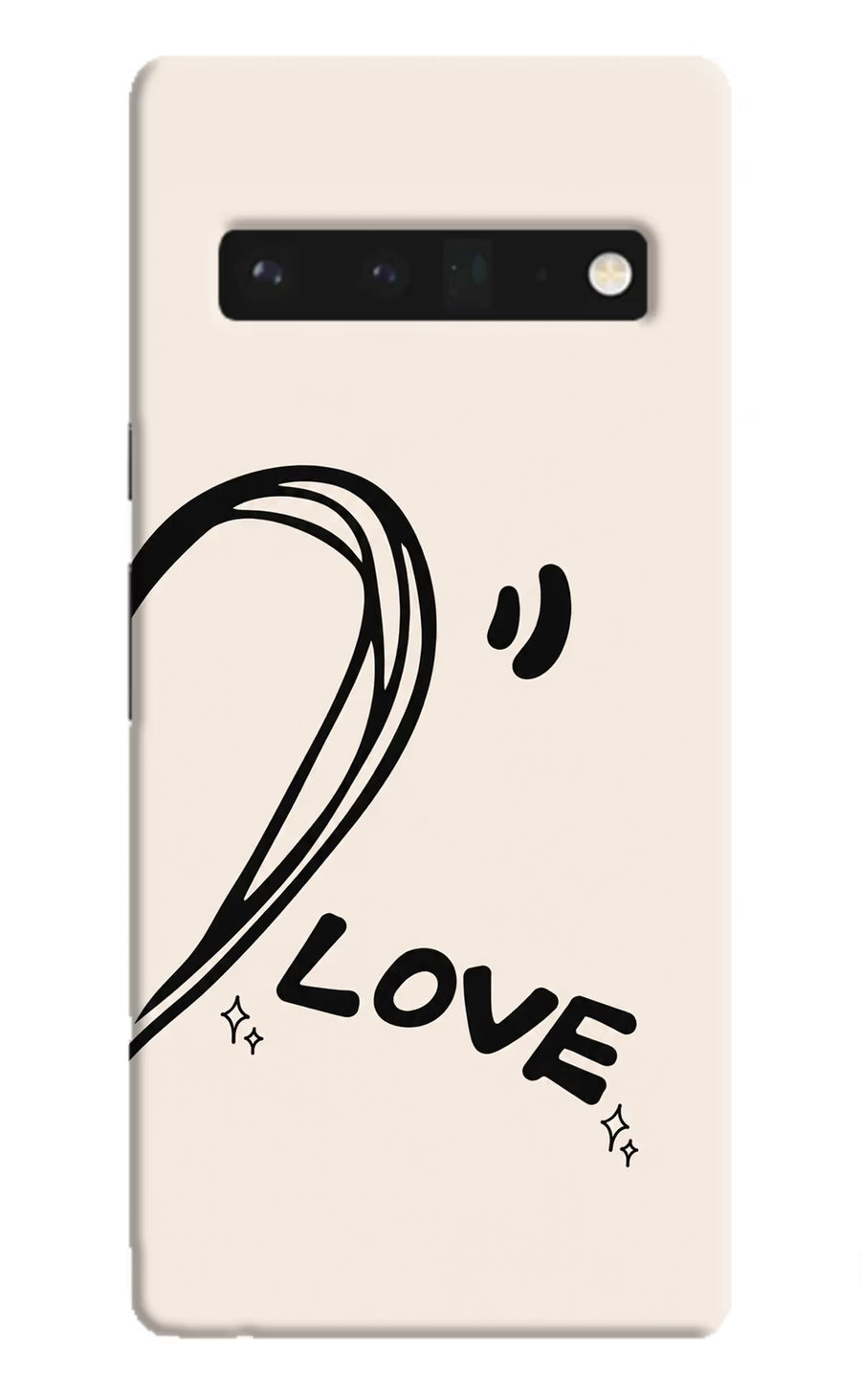 Soul Line Google Pixel 6 Pro Back Cover, Hard case