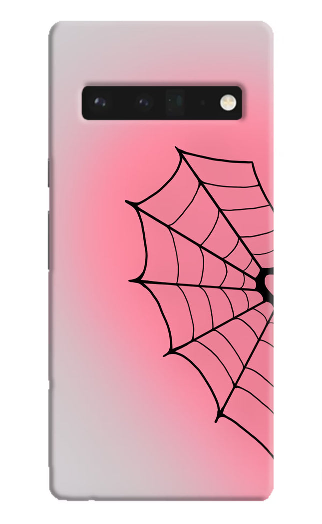 Pink Web Google Pixel 6 Pro Hard Case Back Cover by Casekaro