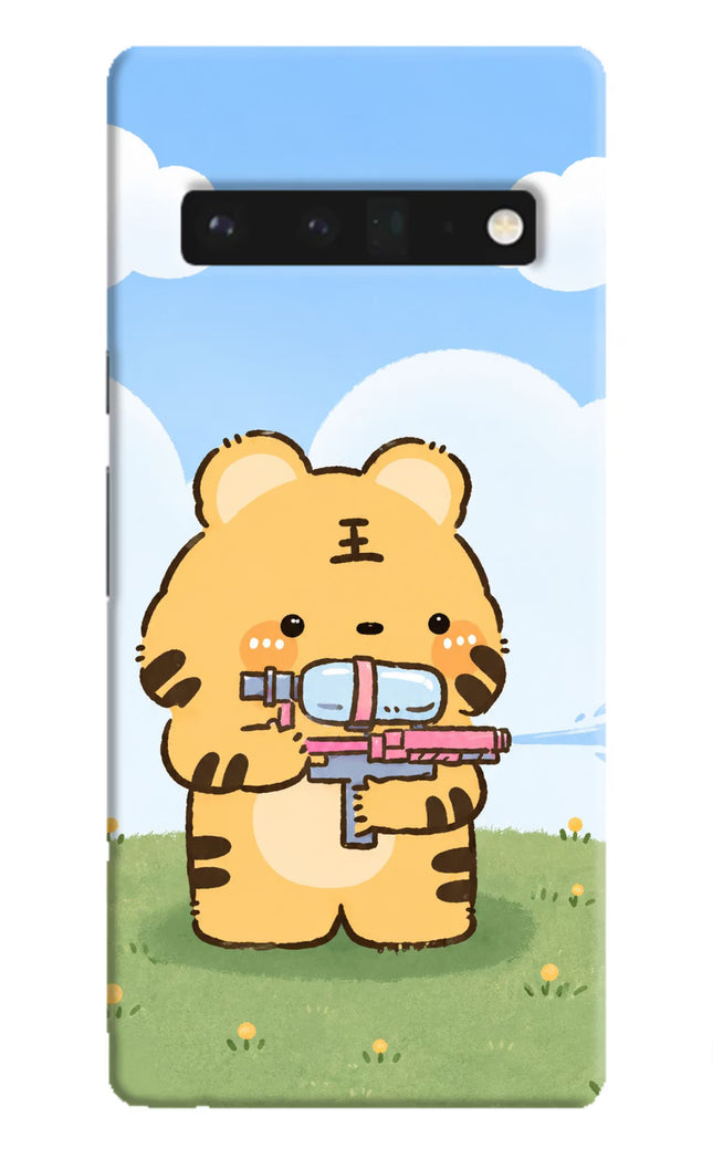 Tiger Treat Google Pixel 6 Pro Hard Case Back Cover by Casekaro