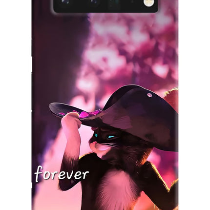 Forever Cat Google Pixel 6 Pro Hard Case Back Cover by Casekaro