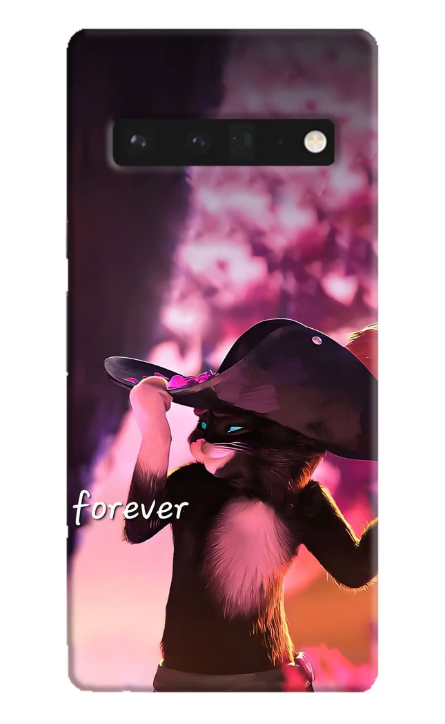 Forever Cat Google Pixel 6 Pro Hard Case Back Cover by Casekaro