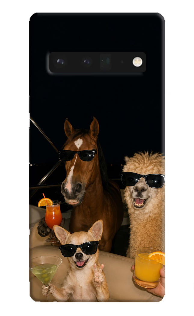 Party Squad Google Pixel 6 Pro Hard Case Back Cover by Casekaro