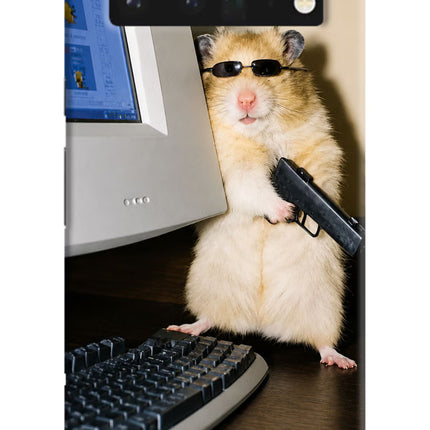 Hacker Hamster Google Pixel 6 Pro Hard Case Back Cover by Casekaro