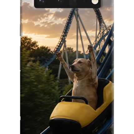 Rollercoaster Dog Google Pixel 6 Pro Hard Case Back Cover by Casekaro