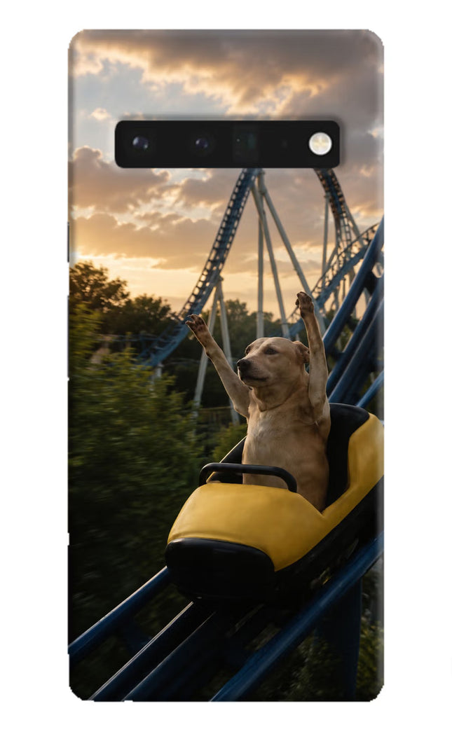 Rollercoaster Dog Google Pixel 6 Pro Hard Case Back Cover by Casekaro