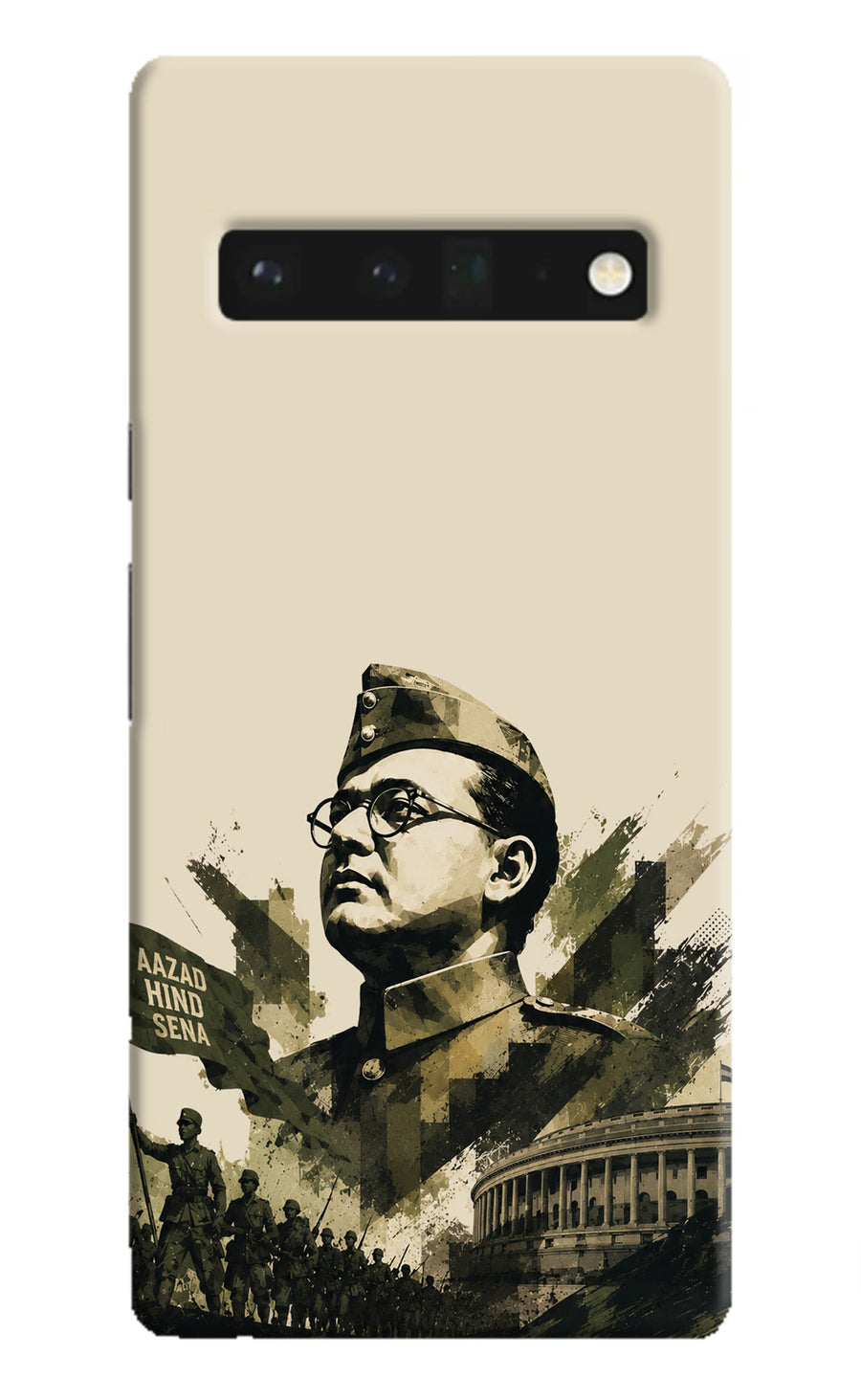 Netaji Rising Google Pixel 6 Pro Back Cover, Hard case