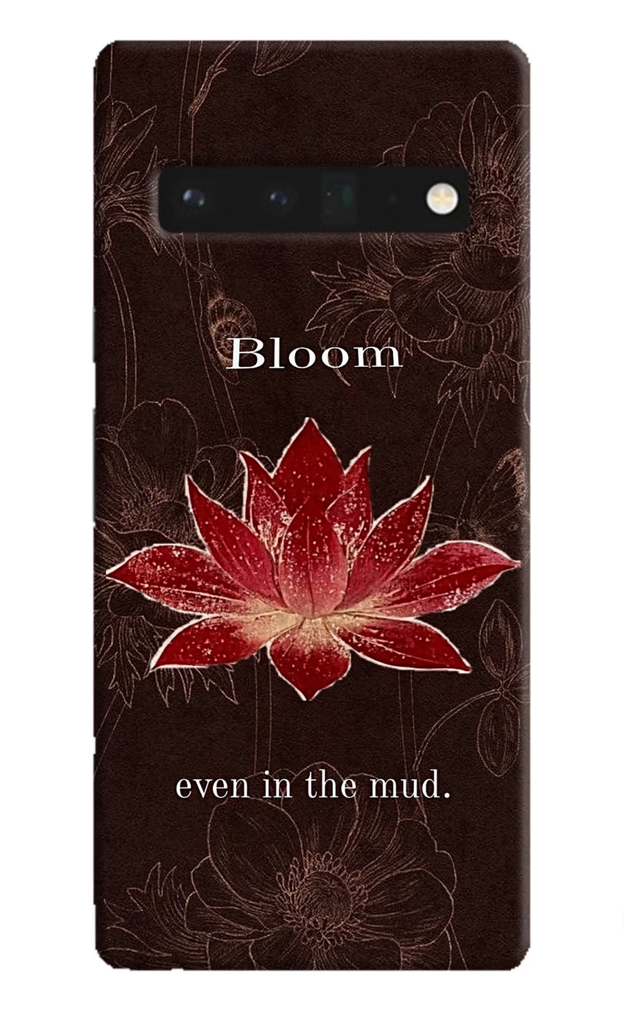 Bloom Google Pixel 6 Pro Back Cover, Hard case