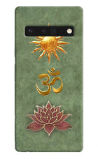 Om & Lotus Google Pixel 6 Pro Back Cover