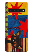 Pop Cat Google Pixel 6 Pro Back Cover
