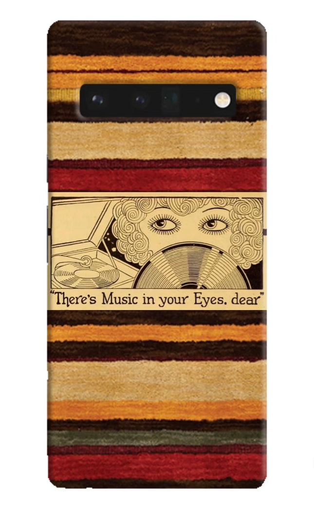 Vinyl Stripes Google Pixel 6 Pro Hard Case Back Cover by Casekaro