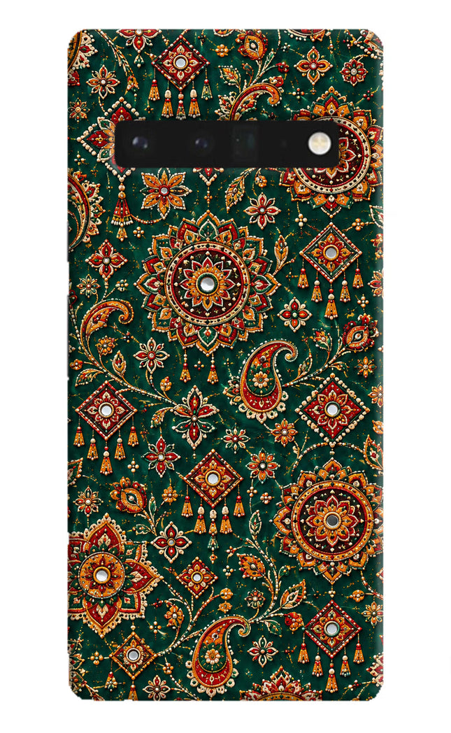 Green Pataka Google Pixel 6 Pro Hard Case Back Cover by Casekaro