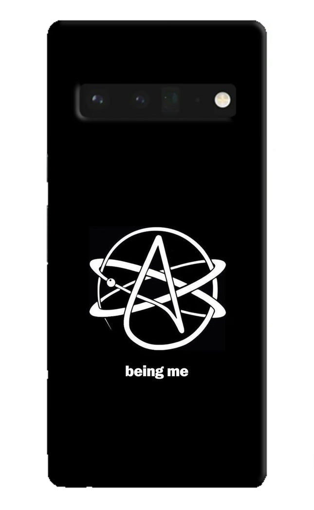 Atheist Symbol Google Pixel 6 Pro Hard Case Back Cover by Casekaro