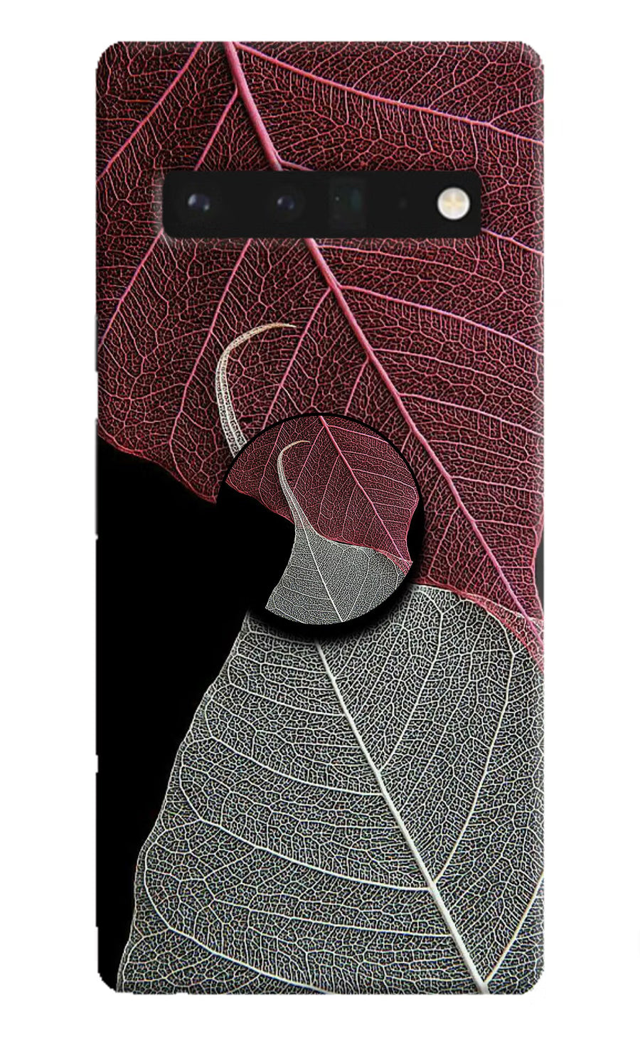 Leaf Pattern Google Pixel 6 Pro Pop Case, Hard case