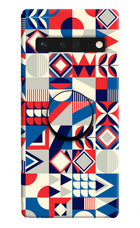 Colorful Pattern Google Pixel 6 Pro Pop Case by Casekaro