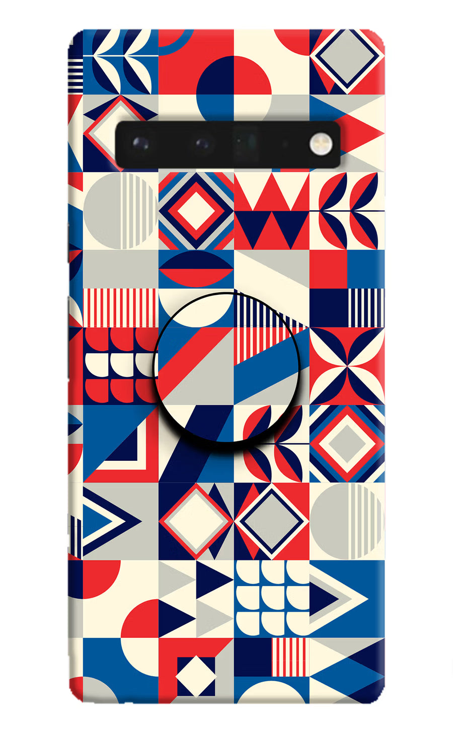 Colorful Pattern Google Pixel 6 Pro Pop Case, Hard case