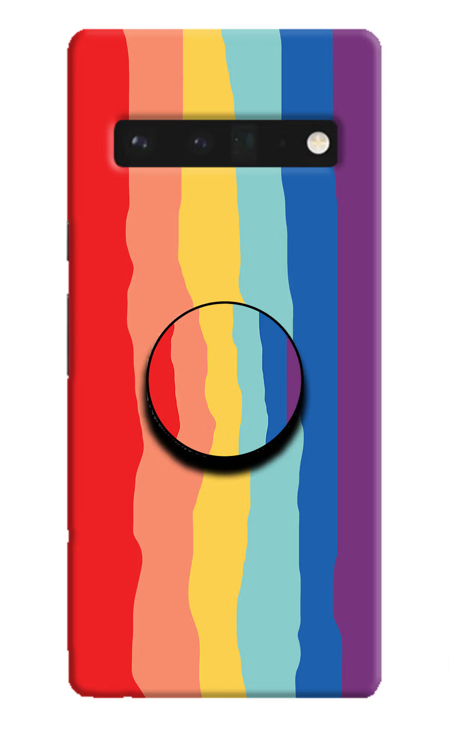Rainbow Google Pixel 6 Pro Pop Case, Hard case
