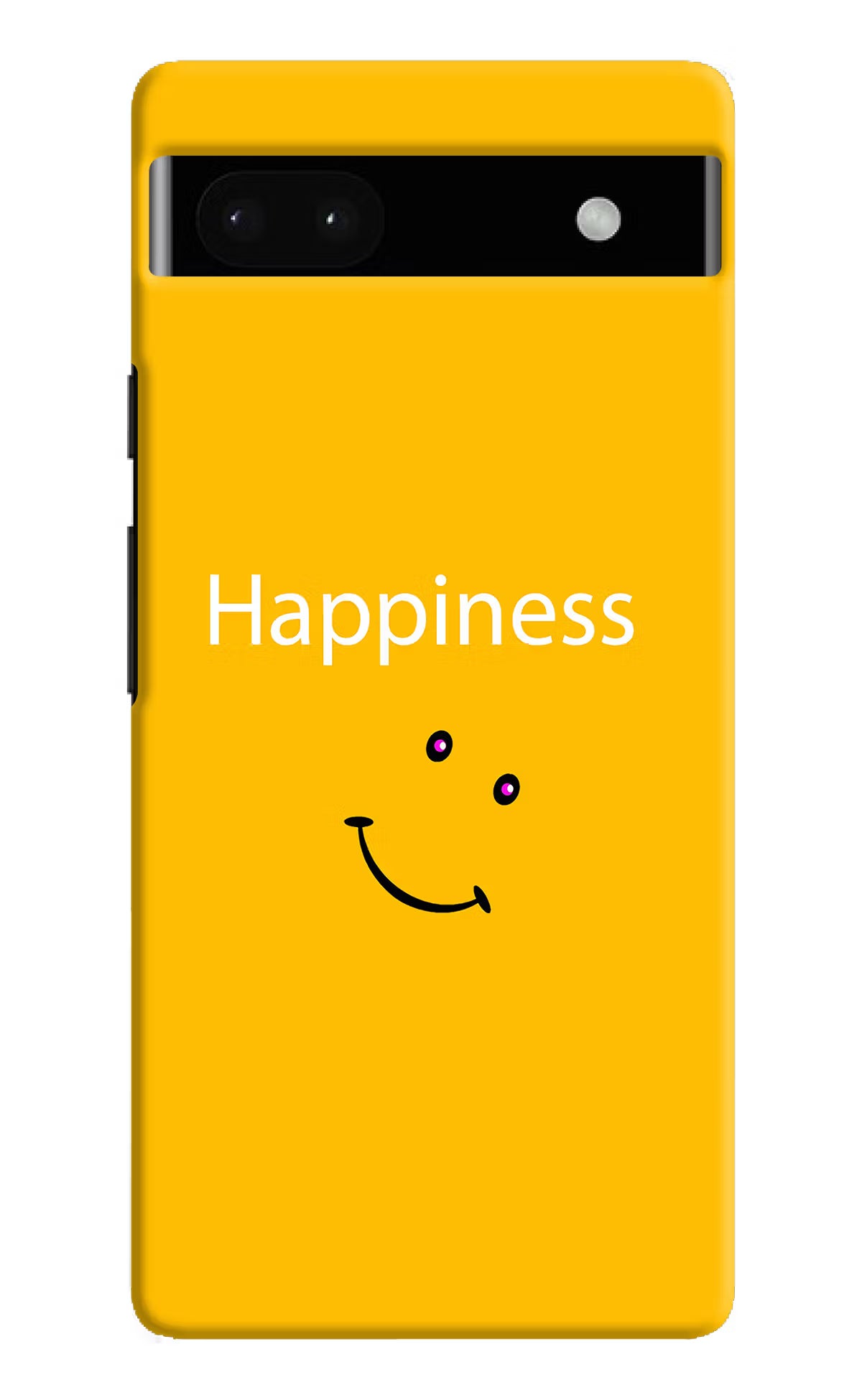 Happiness With Smiley Google Pixel 6A Hard Case Back Cover by Casekaro