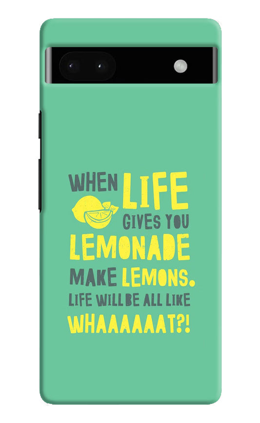 Quote Google Pixel 6A Hard Case Back Cover by Casekaro